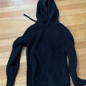 100% Black Cotton Hoody Sweater by GAP
